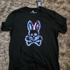 XL Black Psycho Bunny Men's Tshirt